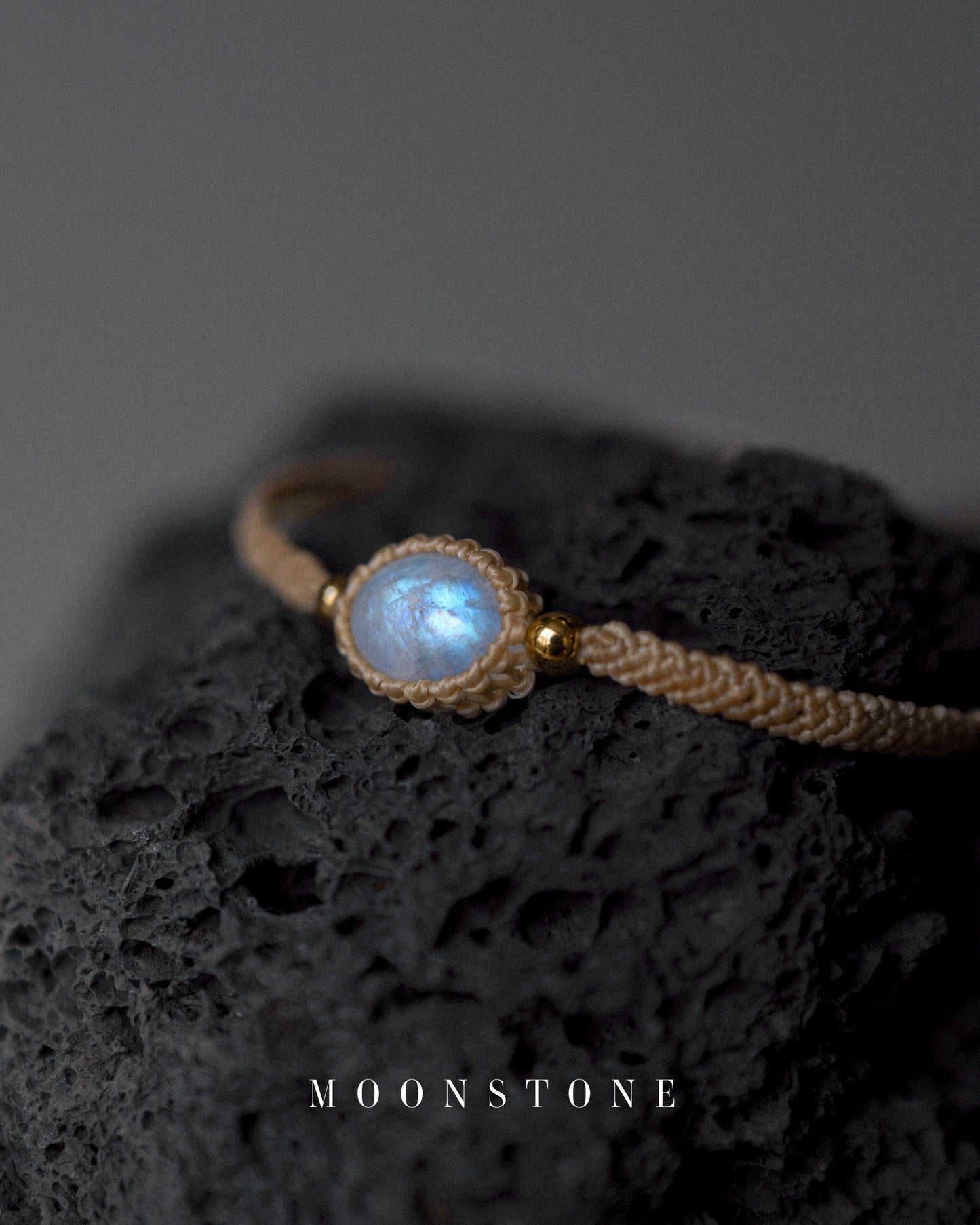 Sand & Stone Bracelet - Moonstone